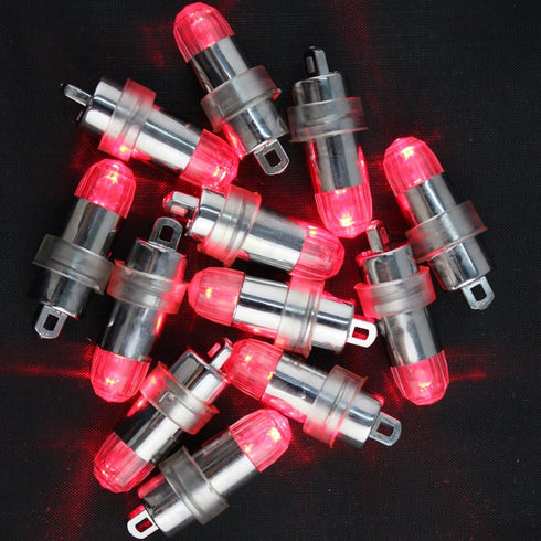 Non-Blinking LED Balloon Lights for Balloon Paper Lantern Party Decoration (Red, Pack of 24)...