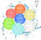 7/14/28 PC Reusable Water Balloons for Kids Adults, Silicone Refillable Water Balloons Self Sealing Water Balloons Quick Fill for Boys Girls Outdo...