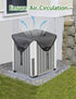 All-Season Mesh Air Conditioner Cover, Outdoor Outdoor Defense Mesh Air Conditioner Cover, Use Elastic Cord to Prevent Debris Remaining, Waterproo...