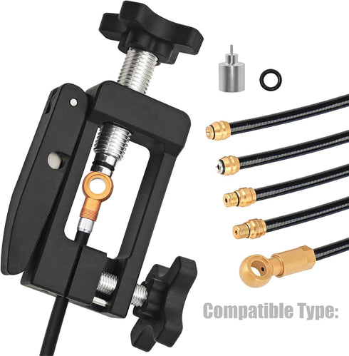 2 in 1 Designed Needle Driver Insertion Tool with Hydraulic Hose Cutter for Bicycle MTB Road Bike Olive Banjo Fitting Insert Installation,Extra Th...