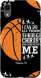 iPhone XR Basketball Phone Cases Teen Boys Kids Gifts Philippians 4 13 Case...
