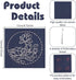 4 Set Sashiko Coasters DIY Kit with Instructions Sashiko Kit for Beginners Lotus&Koi Carp Sashiko with Embroidery Hoop Coasters for Housewarming G...
