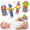 Morofme Baby Rattle Socks & Wrist Toys Infant Wrist Rattles and Foot Rattles Newborn Hand & Foot Toys Arm Hand Bracelet Rattle Foot Finder Socks B...