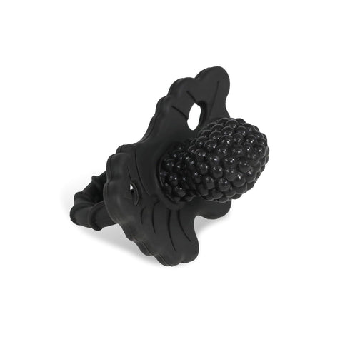 RaZbaby RaZberry Silicone Teether Pacifier – Teething Relief for Infants, Food-Grade, BPA-Free, Hands-Free Design, Natural Berrybumps Fruit Textur...