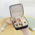 Jewelry Organizer Box Pink Travel Jewelry Case for Women Teen Girl Gifts Travel Jewelry Organizer Small Women Jewelry Holder for Ring Necklaces Br...