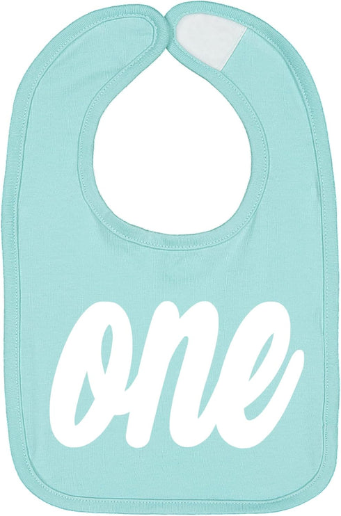 Aiden's Corner Handmade Cute Baby Boy Girl One First Birthday Smash Cake Bibs - Infant 1st Birthday Bibs...