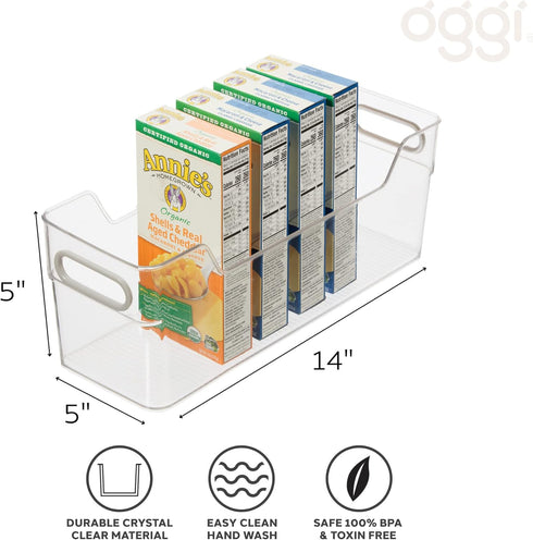 Oggi Cabinet / Drawer High Wall Storage Bin (14" x 5" x 5")...
