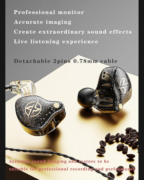 FEDAI DX2 in Ear Headphones,USB C Headphones,Type C Earbuds,Noise Isolating in Ear Headphones for Running/Gym/Workouts,USB Type C Headset with Mic...