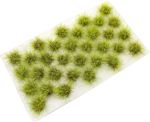 LQ Industrial Static Grass Tuft Model 8-9mm High Grass Tufts Terrain Model Kit Fake Moss Grass and Tweezers for Train Landscape Railway Artificial...