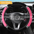 Bling Fluffy Car Steering Wheel Cover, Universal 15 Inch Crystal Rhinestones Steering Wheel Cover for Women Men, Car Interior Accessories Steering...