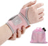 INDEEMAX 2 Pack Copper Wrist Brace Support for Carpal Tunnel, Pain Relief, Arthritis, Tendonitis, Adjustable Wrist Braces Compression Wraps Both H...