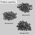 50-Pack M6 x 16mm Computer Rack Mount Cage Screws and Nuts & Washers for Rack Mount Server Cabinet, Rack Mount Screw Cage Nut - Black...