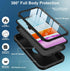 for iPhone 11 Case, with Built in Screen Protector Heavy Duty Drop Protection, Full Body Rugged Shockproof Dust Proof 3- Layer Tough Protective Ph...