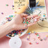 Pandahall 300pcs Fruit Animal Flower Theme Handmade Polymer Clay Beads Set with Bracelet Making Cords & Elastic Beading Wire for Jewelry Necklace ...