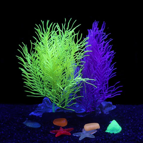 Fish Tank Decorations Aquarium Decorations Fish Tank Aquarium Decor Fish Tank Decor Aquarium Accessories Turtle Tank Fish Tank Glow Plants Aquariu...