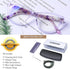 AQWANO Women Computer Reading Glasses Blue Light Blocking, Vintage Designer Cat Eye Readers Anti Eye Strain Glare UV Ray Eyeglasses, Purple 2.75...
