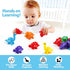 Matching Letters Counting Dinosaur Toys with Double-Sided ABC Alphabet Preschool Learning Uppercase Lowercase Sensory Sorting Educational Montesso...