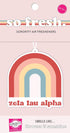 Zeta Tau Alpha - Rainbow Air Freshener - 2/Pack - Flowers & Sunshine Scent...