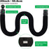 Uogw Stroller Phone Holder for Parent and Baby,Universal 20inch Length Flexible Gooseneck Phone Stand for Stroller,Treadmill,Spin Bike,Shopping Ca...