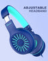 ELECDER i45 On-Ear Headphones with Microphone - Foldable Stereo Bass, Portable Wired Headphones with No-Tangle 1.5M Cord, 3.5MM Jack for School/Ki...
