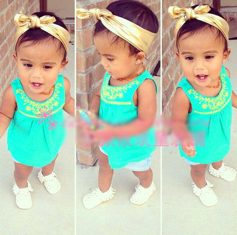 Baby Headbands, Children Big Bow Elasticity Headband Kids for Girls Newborn Infant Toddlers Kids (Gold)...