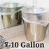 Clear Kitchen Trash Bags 7-10 Gallon Clear Plastic Garbage Bag for Kitchen, Home, Office, Bathroom - Wastebasket Bin Liners - High Density, Leak-P...