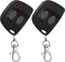 Kingdder 2 Pcs 10 Dip Switch Garage Door Remote Two Button Garage Remote Compatible with Multicode 300mhz 3089 3060 3070 3083 Door Opener with Key...