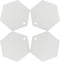 4 Packed Silicone Trivet Mats - DIY Different Size Dish Drying Mat, Hot Pot Holder for Pots & Pans, Non-Slip & Heat Resistant Kitchen Hot Pads for...