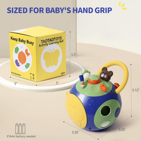 Toddler Toys for 1 Year Old Boy Activity Cube Learning Educational Musical Busy Cube Baby Toy 3 6 9 12 Months Autism Sensory Toys Girl Boy 1st Bir...