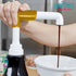 Good Times Coffee Co. Sauce Pump Dispenser (Pack of 2), Fits 87.3 to 90.4 Ounce Bottles, Gold...