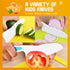 Montessori Toddler Knife Set-3PCS Kids Safe Knives for Real Cooking Kids Cooking sets Real Cooking Kitchen Tools Toddler Friendly knives...