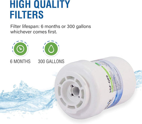 Swift Green Filters SGF-G9 Replacement Refrigerator Water Filter for MWF, WF287, 46-9991,EFF-6013A,46-9905 (1 Pack) Made in USA...