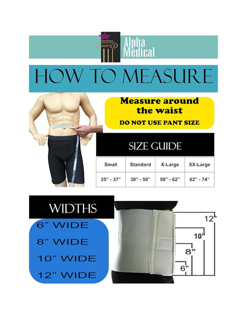 Abdominal Binder for Men and Women | Postpartum Wrap | Stomach Support Wrap | Surgical Binder | Hernia Support Abdominal Binder | Post Surgery Sto...