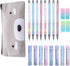 Mechanical Pencils 0.9mm 8pcs with 8 Tubes of Pencil Refills 0.9mm and 4pcs Erasers 1pc Stationery Bag...