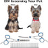 Premium Dog Grooming Scissors with Safety Round Tips, 3 in 1 Dog Grooming Scissors Kit, 4CR Stainless Steel Premium Pet Grooming Shears for Dog, S...