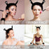 3pcs Snail Face Wash Headband and Wristband Set Black Funny Makeup Headband Puffy Skincare Spa Head Bands Cute Wrist Towels Hair Band for Washing ...