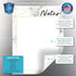 Dry Erase Whiteboard Vinyl Sticker Decal for Notes & Reminders by Glassboard Studio | Removable & Reusable | Magnetic Fine-Tip Marker Included (9 ...