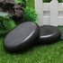 Essential Oil Set Hot Heater 2pcs Essential Massage Stones Hot Stones Rocks for SPA Massage 8 * 6cm Flat Side Hot Warmer Essential Oils Set...