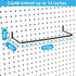 Paper Towel Holder for Pegboard, Extendable, Fit Any Standard Pegboard, 4 Packs, Black...