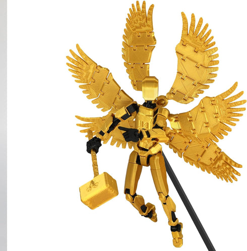 (Assembly Completed) 3D Printed Figure 5.54-inch Titan 13 Action Figure with 9 Types of Weapons and 5 Types of Hands, Dummy 13 Action Figure?Lucky...