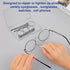 5Pcs Mini Glasses Screwdriver, 3 in 1 Multifunction Eyeglass Screwdriver Repairing Kit, Tiny Screwdriver for Glasses Tightening Repair Screwdriver...