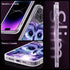Compatible with MagSafe Designed for iPhone 13 with Purple Owl Pattern,Magnetic Wireless Charging Clear Transparent TPU Phone Case Cover for iPhon...