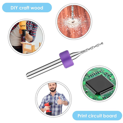 20 Pcs Micro Drill Bit Set 0.3-1.2mm Micro Drill Bits Tungsten Steel PCB Print Circuit Board Flute CNC Router Bits Shank for Rough Stone Jewelry P...