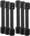 Bates- Child Safety Strap Locks, 6 Pack, Black Baby Cabinet Locks, Toilet Locks Baby Proof, Child Proof Drawer Locks, Cabinet Baby Locks for Cabin...