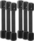 Bates- Child Safety Strap Locks, 6 Pack, Black Baby Cabinet Locks, Toilet Locks Baby Proof, Child Proof Drawer Locks, Cabinet Baby Locks for Cabin...