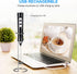 Rechargeable Handheld Milk Frother, Coffee Mixer Electric Coffee Frother Wand Equipped with 2 Stainless Steel Egg Beaters Suitable for Hot Chocola...