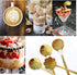 Stainless Steel Flower Coffee Spoon Set, LEIHEFA 8 Pcs Creative Tea Spoon,Stirring Spoon, Ice Tea Spoon for Tea, Cake, Sugar, Dessert Ice Cream Sp...