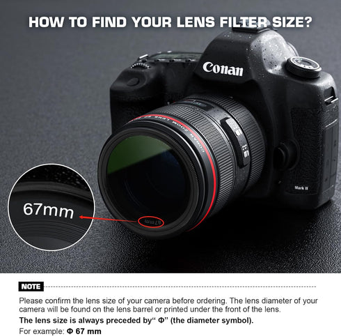 Lightdow 62mm MRC Variable ND Filter ND2-ND1000 (1-10 Stops) for Camera Lens, Adjustable Neutral Density Filter with 18 Multi Layer Coating/HD Sch...