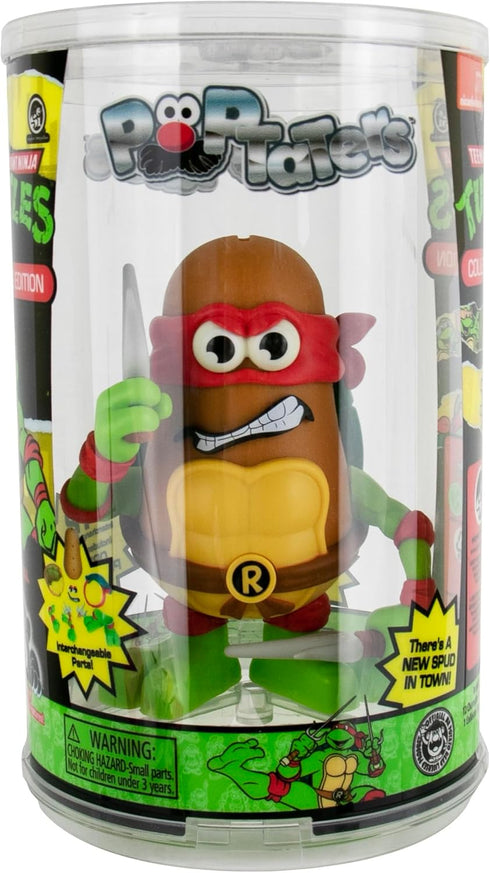 Poptaters Teenage Mutant Ninja Turtles includes 1 character, Michelangelo or Raphael, 12 removable, interchangeable facial and body parts includin...