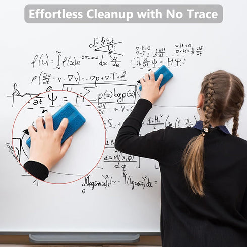 Fine Tip Dry Erase Markers - 72 Pack Black Whiteboard Erasable Markers Bulk for Kids Adults, Ideal for Classroom School Office Home Use on White B...